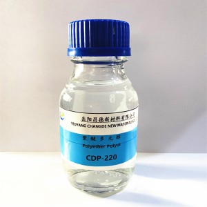 CASE Polyol 220 fir Polyurethan Elastomer, Klebstoff, Dichtmëttel, waasserdicht Beschichtung a Pavématerial