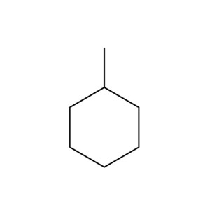 Methyl Cyclohexane C7H14 CAS NO.: 108-87-2 Aussen-: Faarflos transparent Flëssegkeet